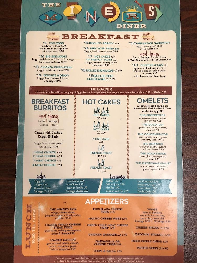 The Miner's Diner & Bar Two Eggs